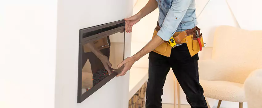 Metal Fireplace Installation in Waco, Texas