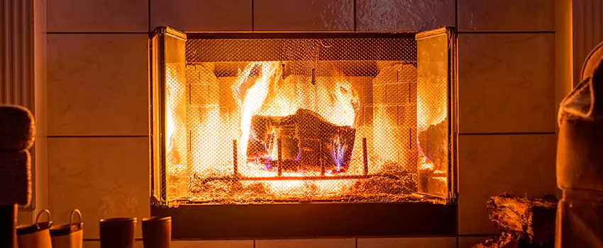 Mendota Hearth Landscape Fireplace Installation in Waco, Texas
