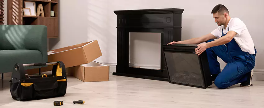 Old Rusted Metal Fireplace Repair And Replacement in Waco, TX